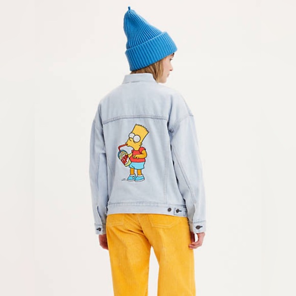 Levi’s x Simpsons - Limited Edition Bart Simpson Trucker Jacket - Picture 2 of 6